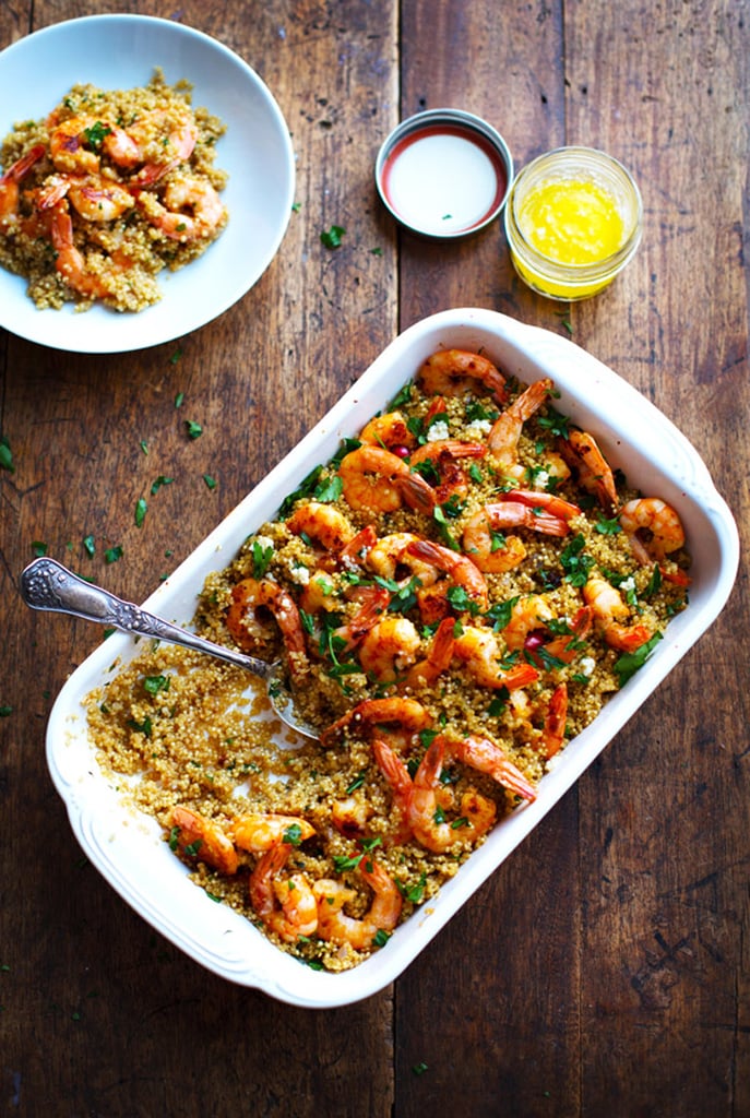 Recipe for a Crowd: Garlic Butter Shrimp and Quinoa