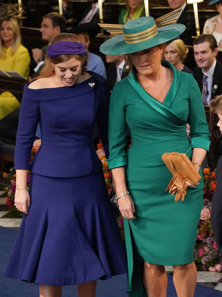 Sarah Ferguson Dress at Princess Eugenie's Wedding 2018 ...