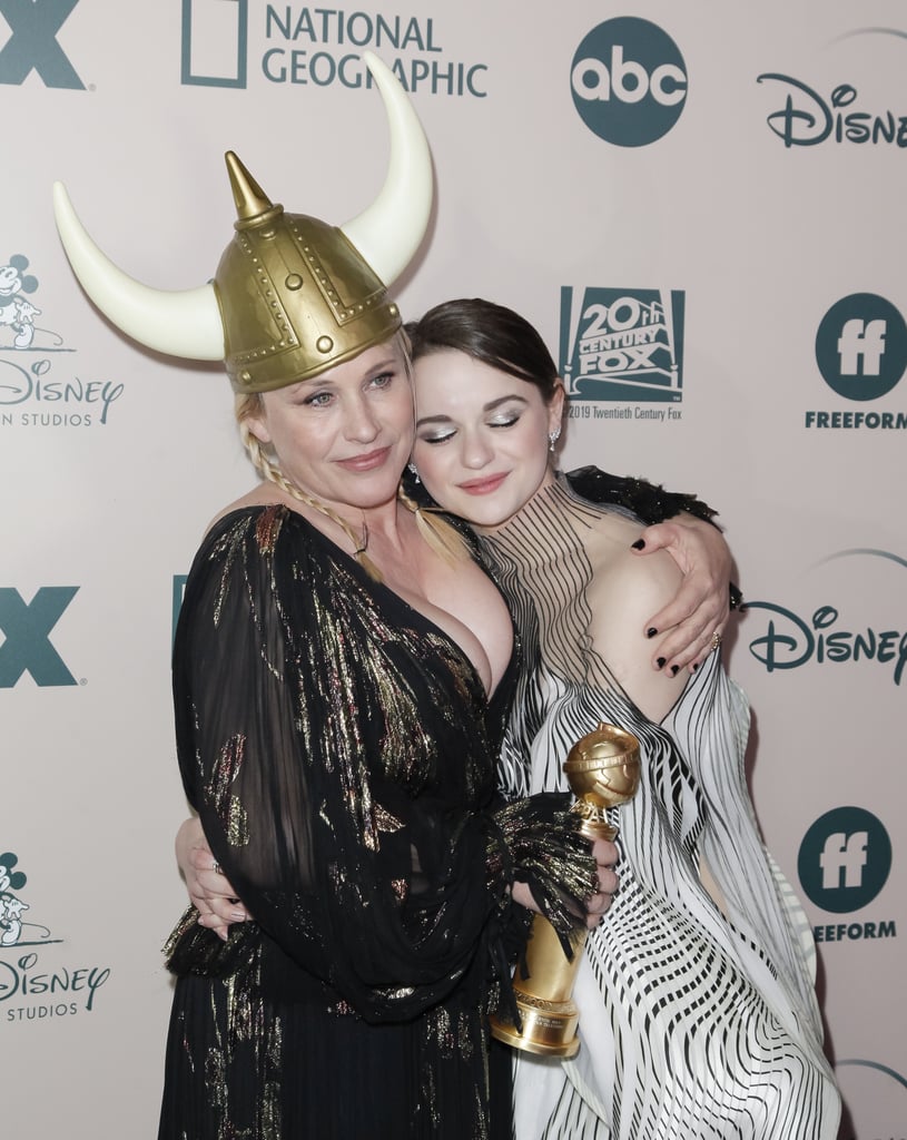 Patricia Arquette Hits Joey King in Head With Golden Globe POPSUGAR