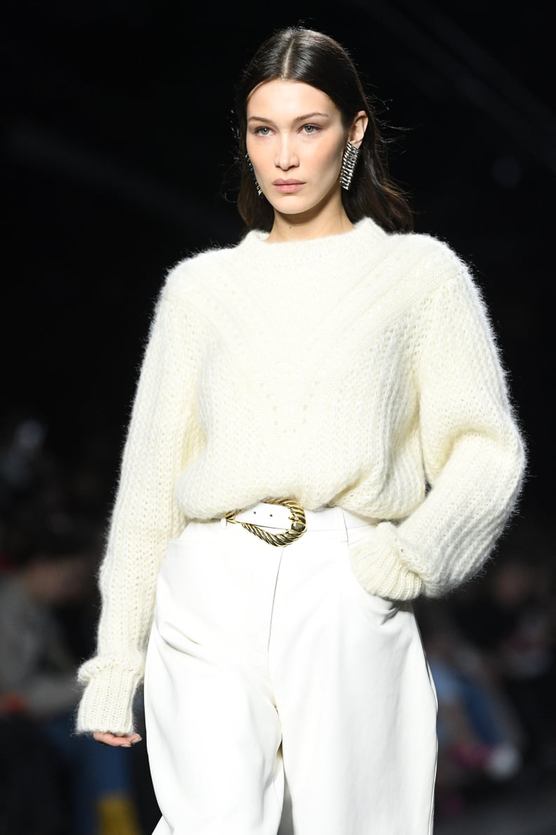 Bella Hadid Walking the Alberta Ferretti Show at Milan Fashion Week Autumn/Winter 2019/2020