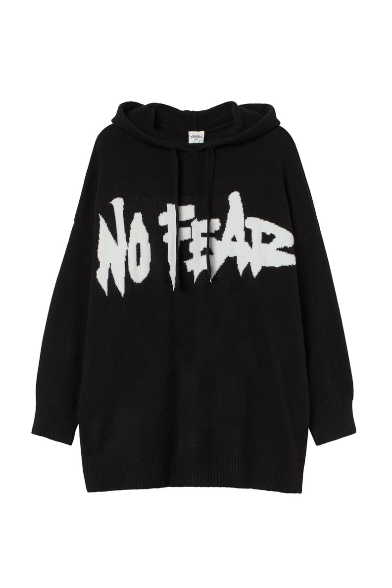 An Oversized Knit: No Fear x H&M Knit Hoodie
