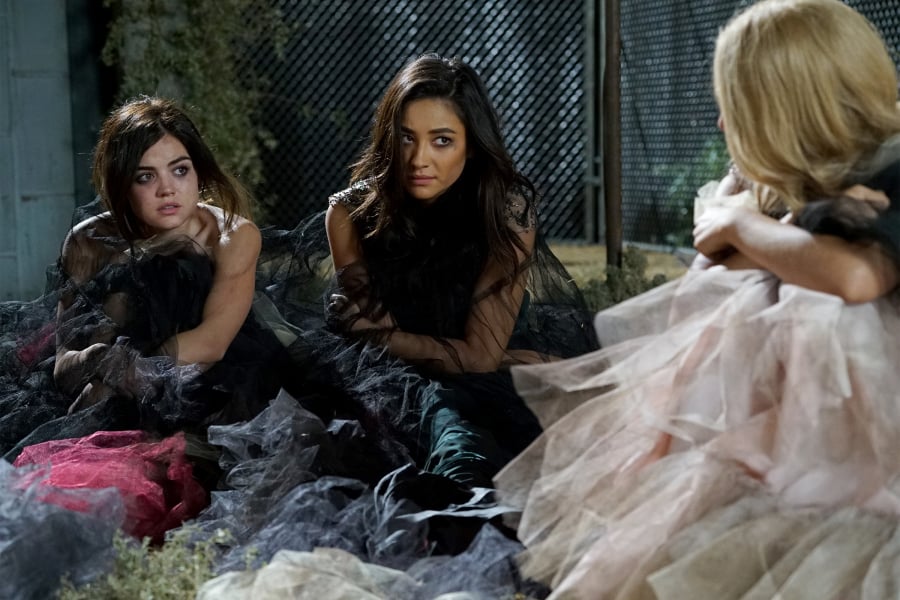 Pretty dresses just aren't meant for sitting in the dirt like that.