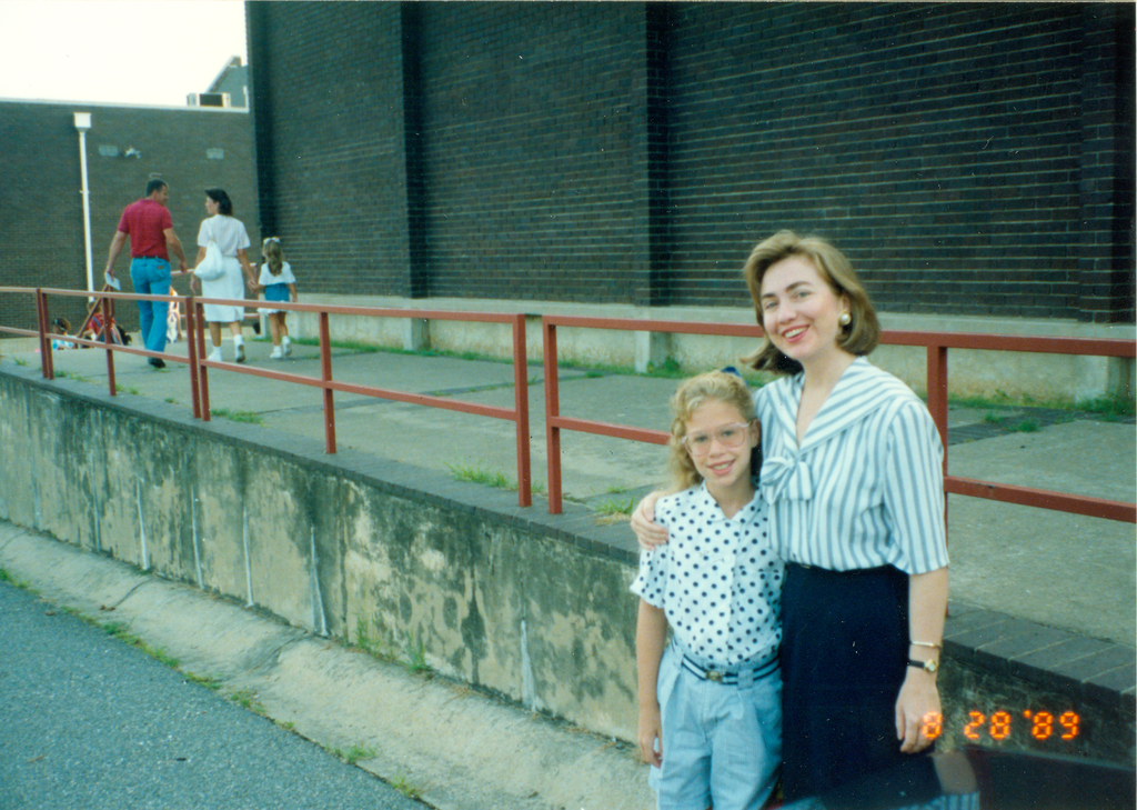 #TBT to my first day of the school year at Booker T. Washington Elementary School in Little Rock. My mom is rocking that '80s collar!
