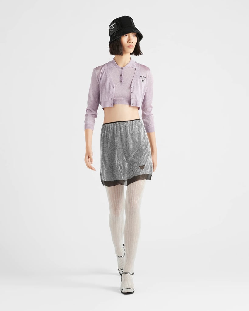 Prada Chiffon Mini Skirt