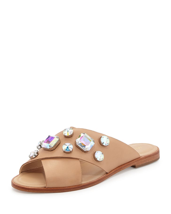 Loeffler Randall Jewel-Embellished Sandal | Best Flat Sandals For ...