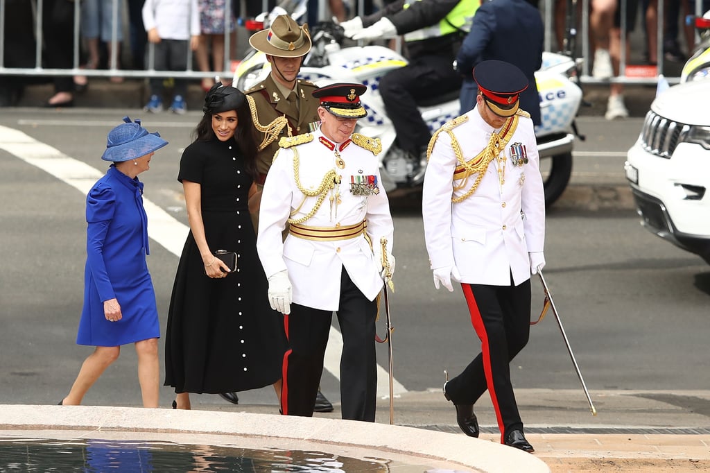 Prince Harry and Meghan Markle at ANZAC Memorial in Sydney