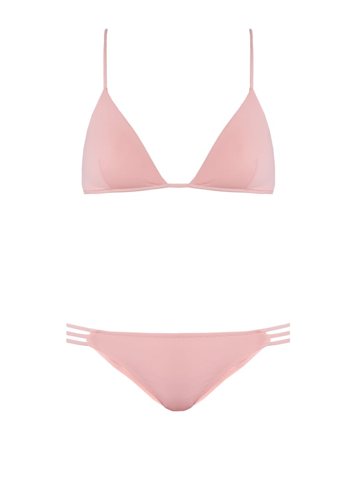 Melissa Odabash Triangle Bikini | Millennial Pink Swimsuits | POPSUGAR ...