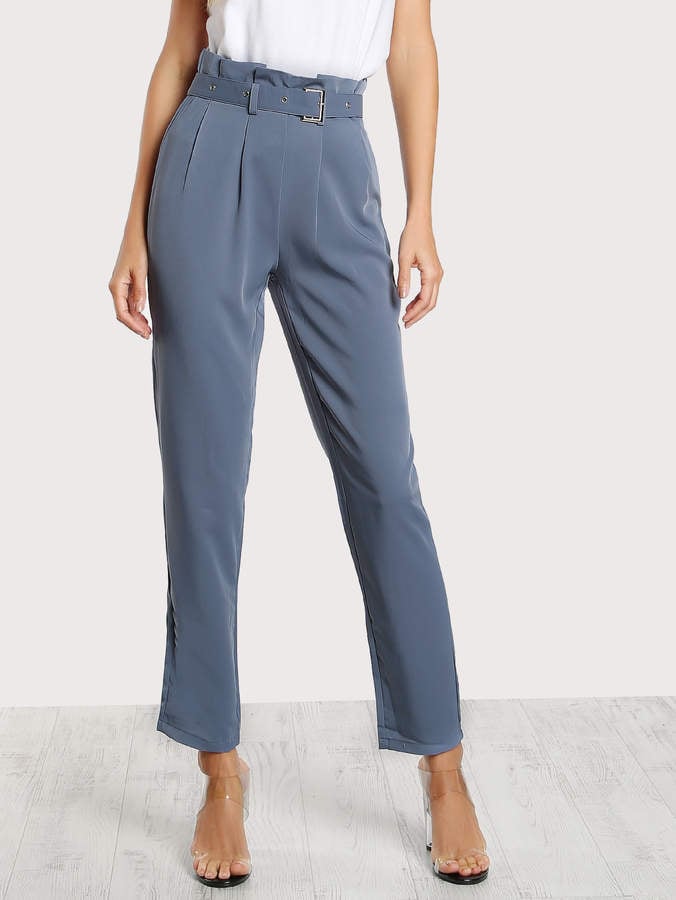 SheIn Pleated Tailored Pants | Comfortable Pants at SheIn | POPSUGAR ...