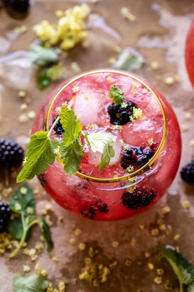 Blackberry Champagne Mule