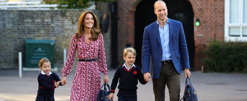Princess Charlotte Hid Behind Her Mom on the First Day of School Because Even Royals Get the Jitters