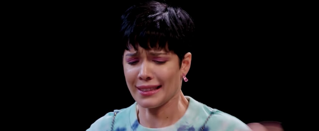Halsey Talks Meeting Evan Peters's Friend in Hot Ones Video