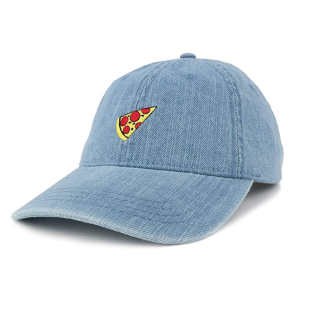 Pizza Embroidered Snapback Cap
