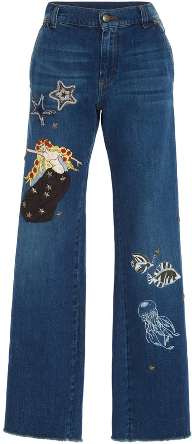 RED Valentino Design Patch Jeans ($1,495)