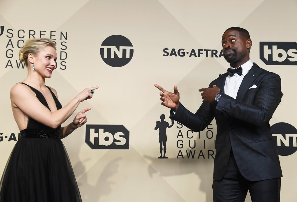 Pictured: Kristen Bell and Sterling K. Brown