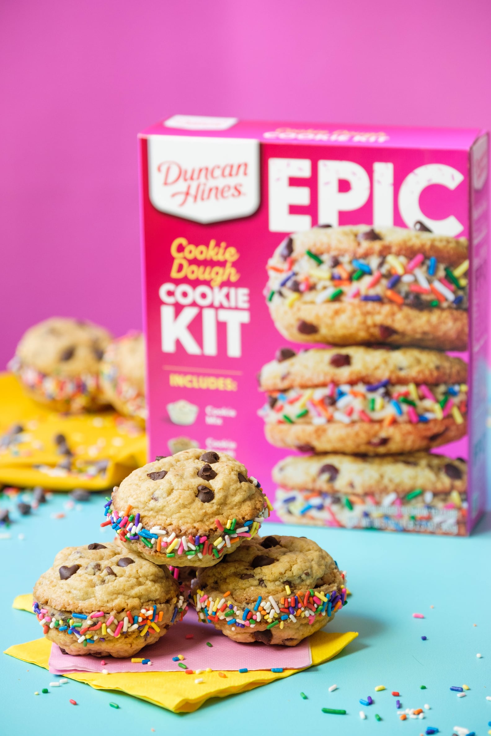 Duncan Hines Fruity Pebbles Cake Kit With Cereal Frosting POPSUGAR Food