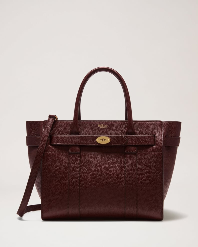 Mulberry Zipped Bayswater Leather Bag