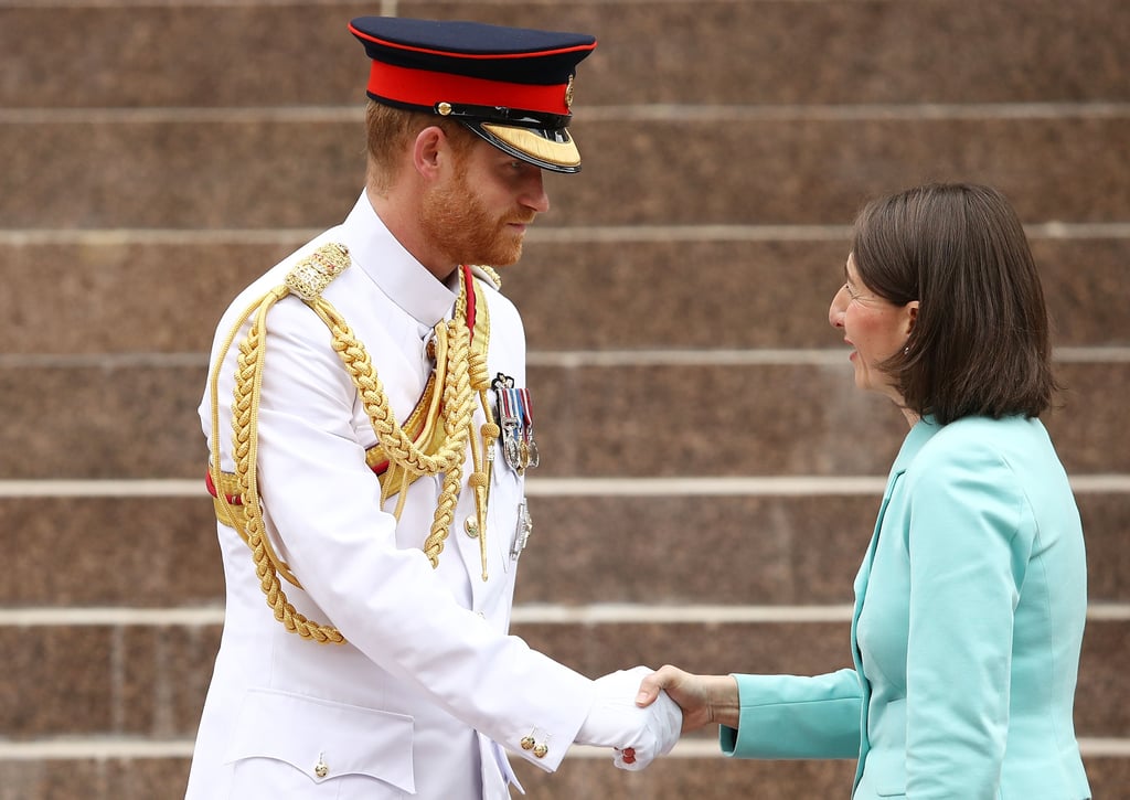 Prince Harry and Meghan Markle at ANZAC Memorial in Sydney