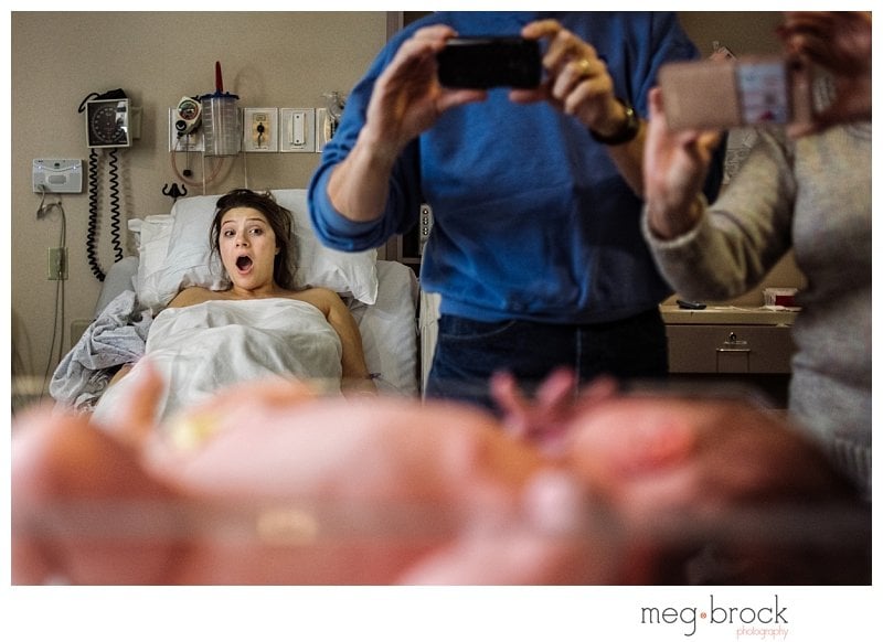 Mom's Reaction to Delivering a 9-Pound Baby