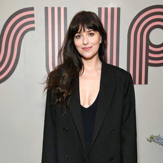 Dakota Johnson's Plunging Suit at Slip Screening