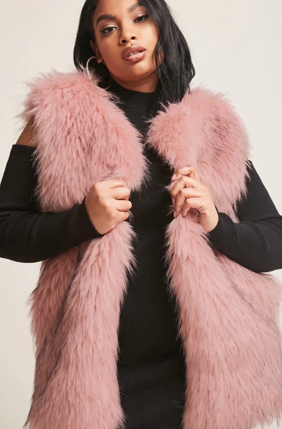 forever 21 fur vest