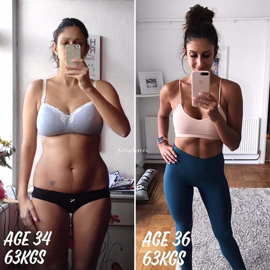 2-Year Transformation and Woman Weighs the Same