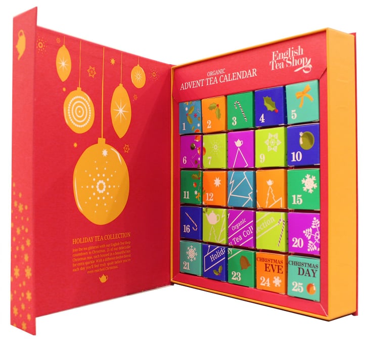 English Tea Shop Organic Book Style Red Advent Calendar Best Gifts