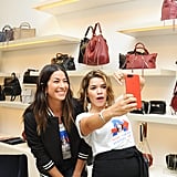 America Ferrera Talking About Her Rebecca Minkoff T-Shirt | POPSUGAR 