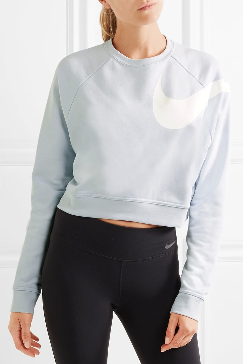 Nike Versa Cropped Jersey Sweatshirt