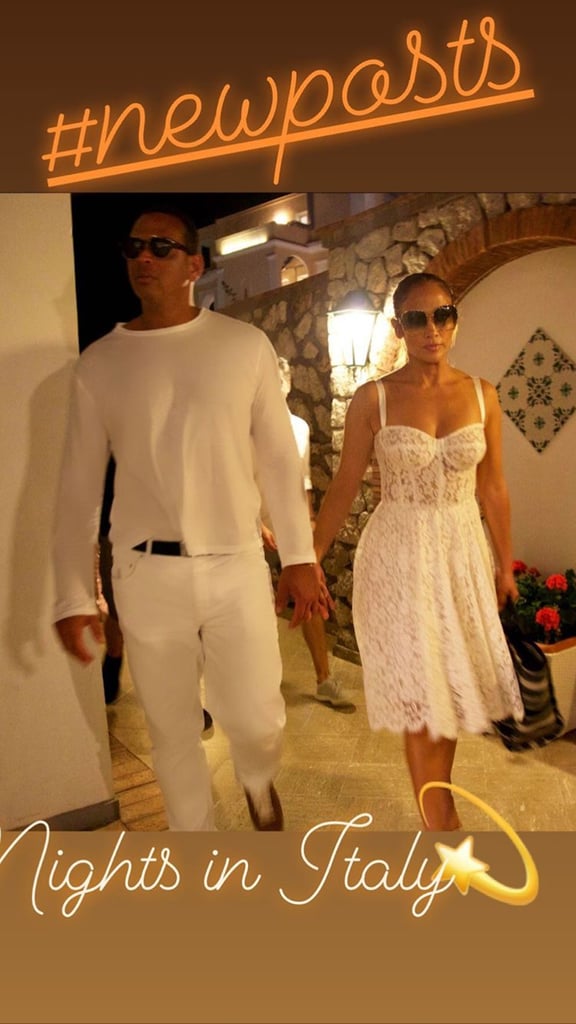 Jennifer Lopez and Alex Rodriguez's Vacation in Italy 2018