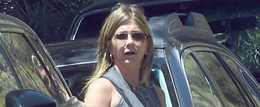 Jennifer Aniston and Justin Theroux at Billy Kimmel's Party