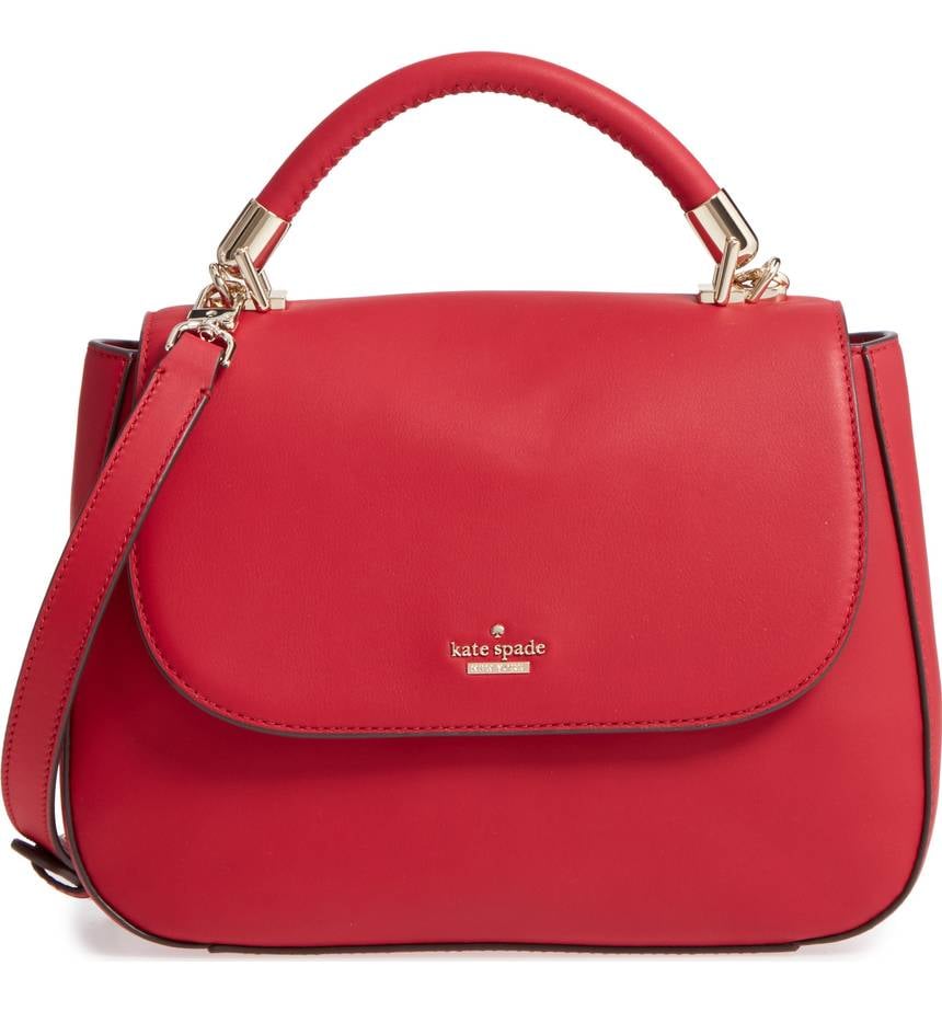 Marcelle Leather Top Handle Satchel Best Kate Spade Bags POPSUGAR