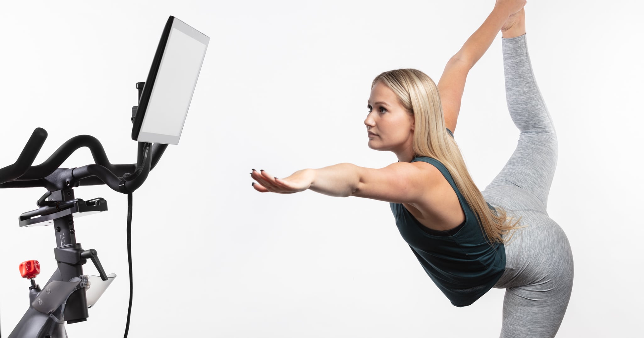 The Pivot Attaches to Your Peloton Bike to Swivel the Screen