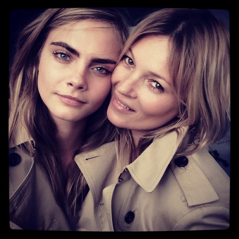 Cara Delevingne and Kate Moss For Burberry Fragrance