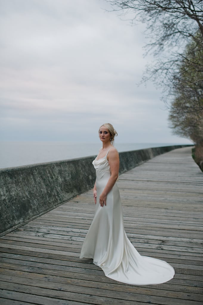 Elise's Silk Gown For the Reception