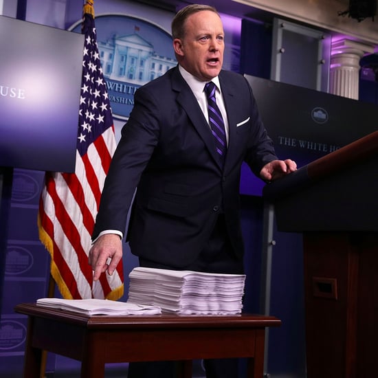 Spicer Compares Healthcare Acts With Stacks of Paper