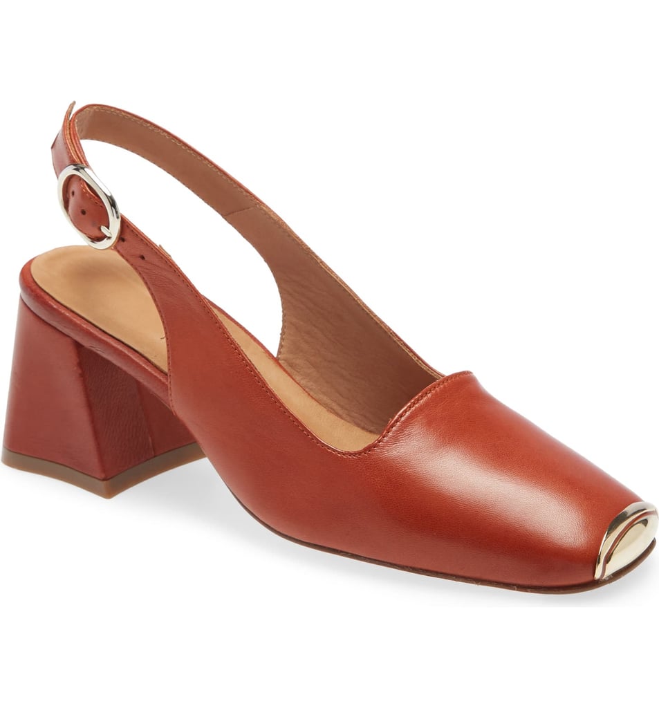 Miista Canar Square Toe Slingback Pump