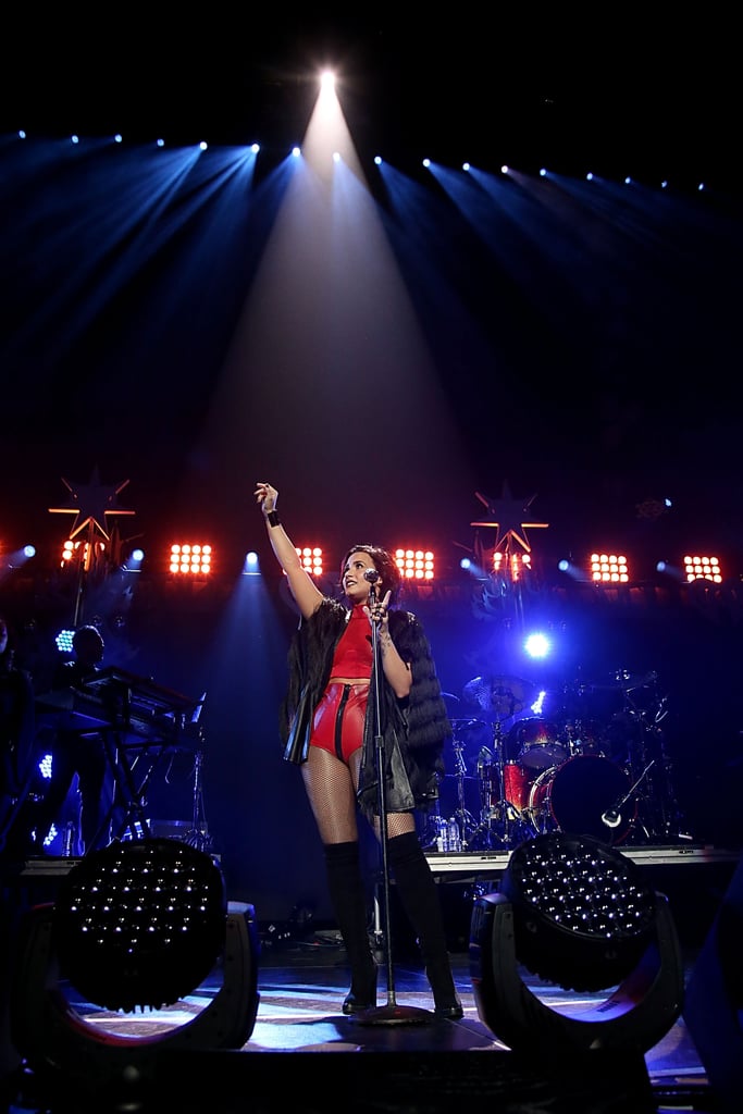 Demi Lovato Performs at the 2015 KISS FM Jingle Ball
