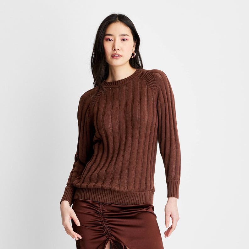 A Textured Sweater: Future Collective with Gabriella Karefa-Johnson Oversized Slouchy Knit Sweater