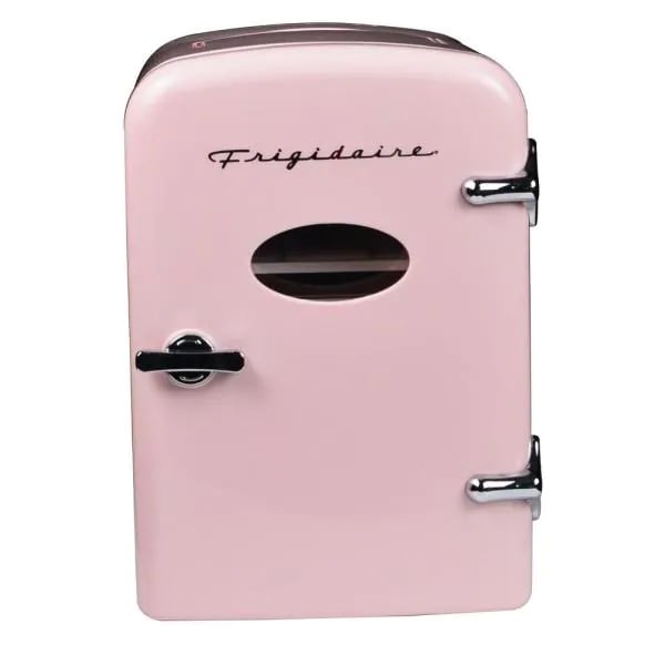 Pink Frigidaire Retro 6-Can Mini Fridge | Best Cheap Products From ...