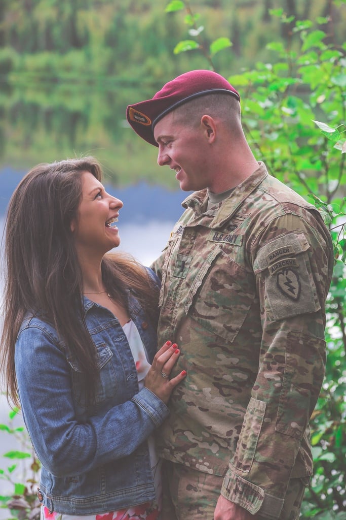 Woman Surprises Husband With Pregnancy Before Deployment