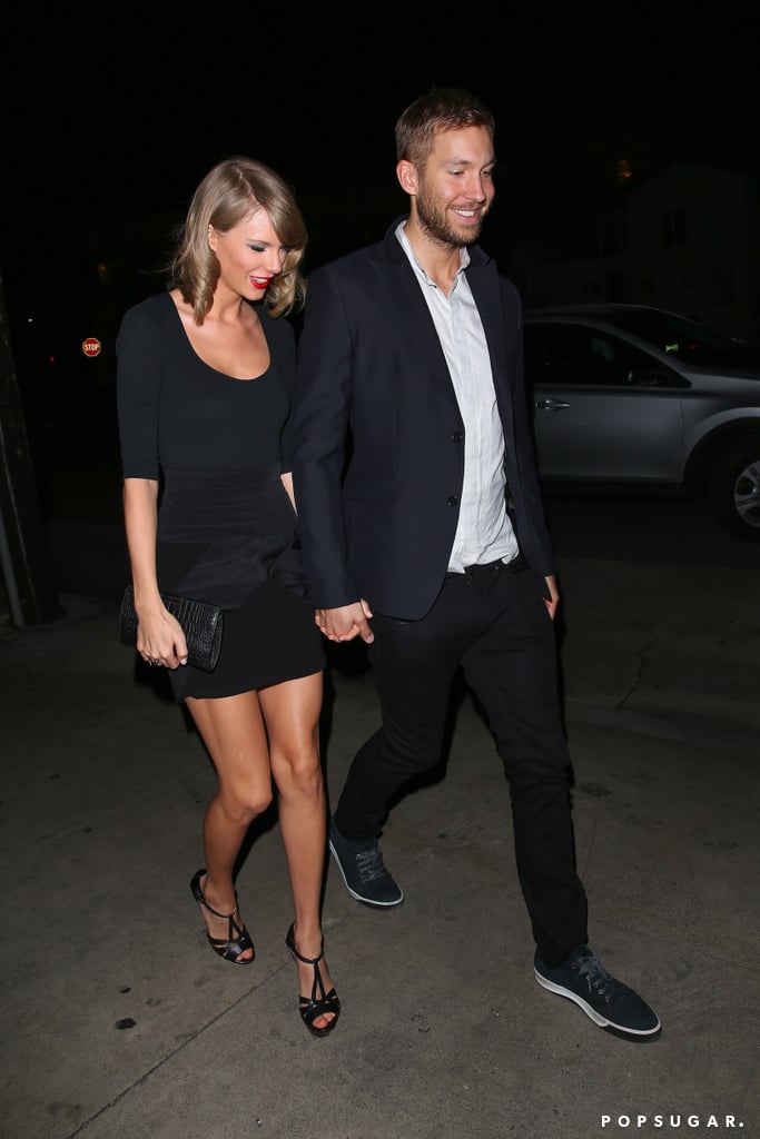 Taylor Swift and Calvin Harris at Gjelina