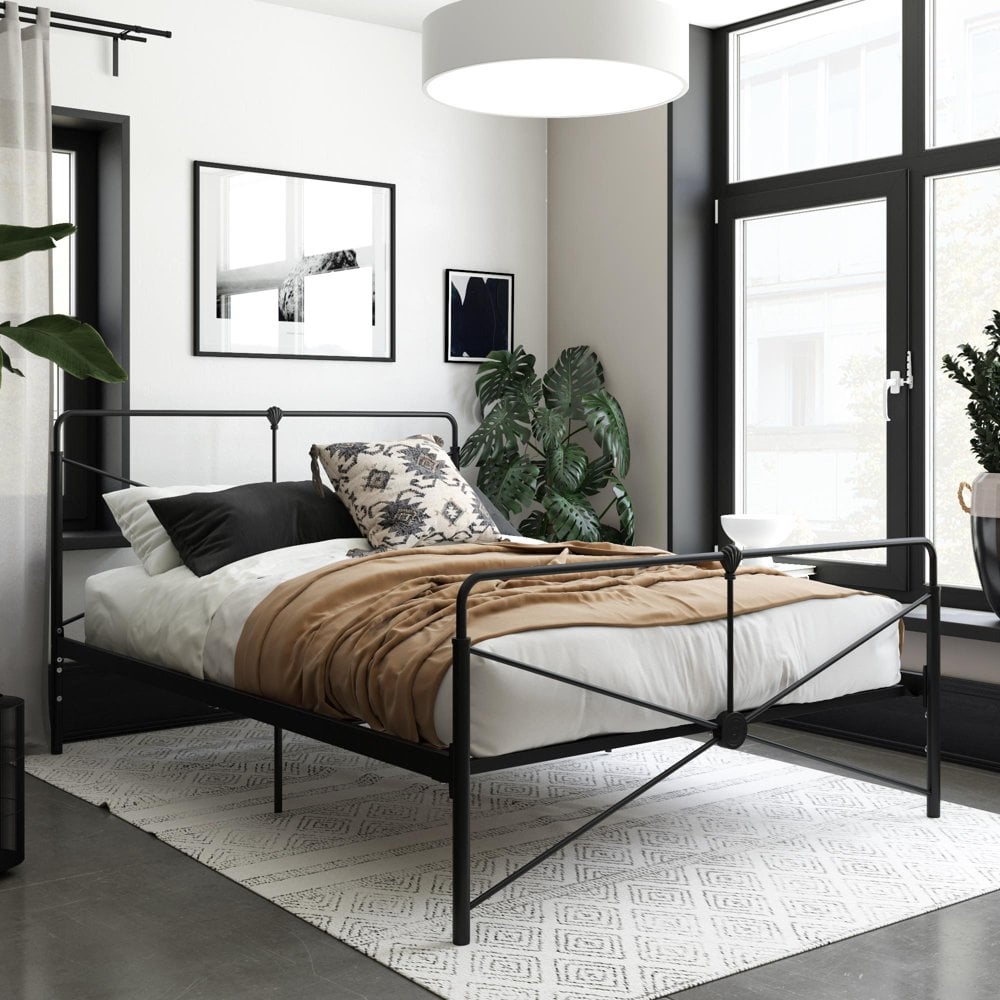 Queer Eye Leopold Modern Metal Bed