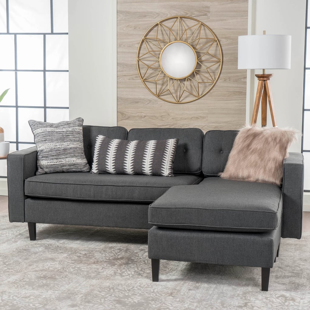 Christopher Knight Home Wilder Mid-Century 2-Piece Chaise Sectional Sofa