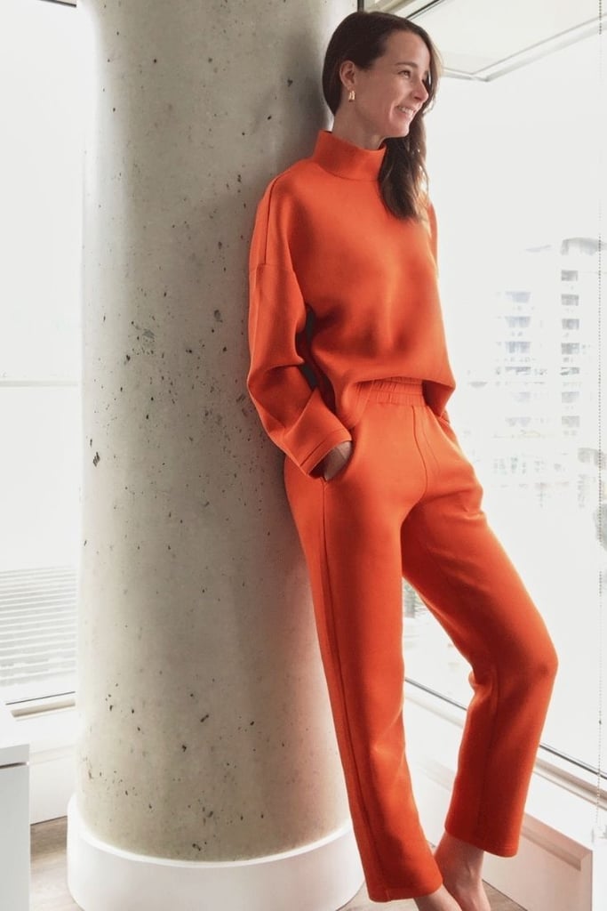 Lezé The Label Kendal Pant in Papaya