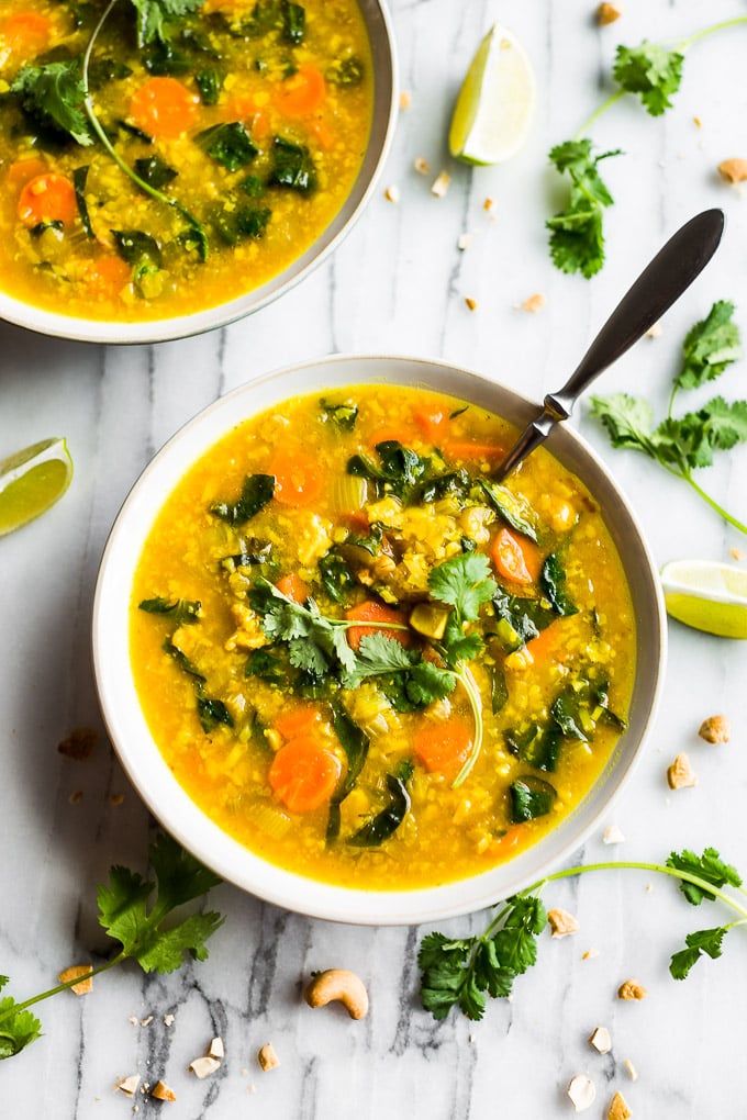 Whole30 Anti-Inflammatory Turmeric Chicken Soup