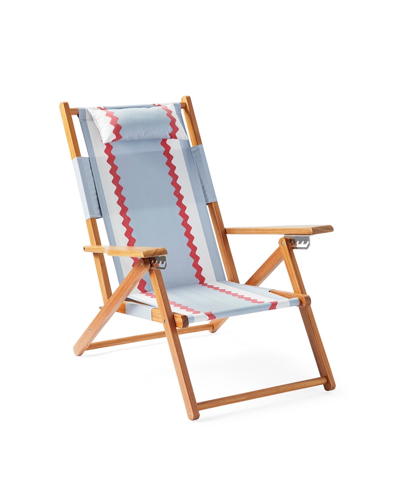 Serena & Lily Teak Beach Chair Best Memorial Day Outdoor Furniture