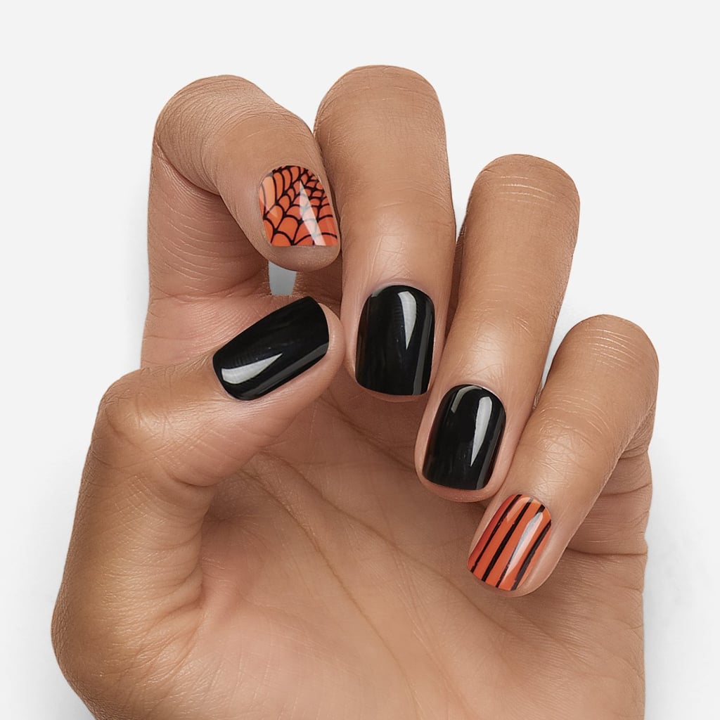 Dashing Diva Press On Nails in Orange You Scared