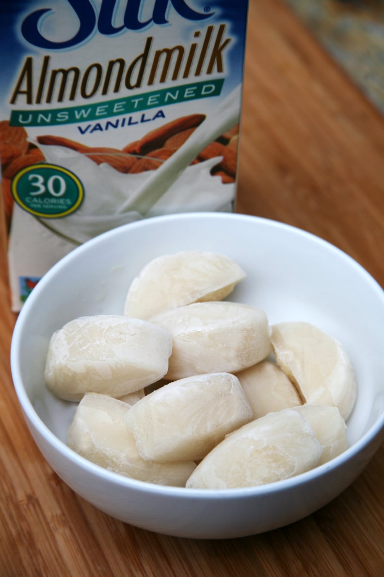 Almond Milk Ice Cubes