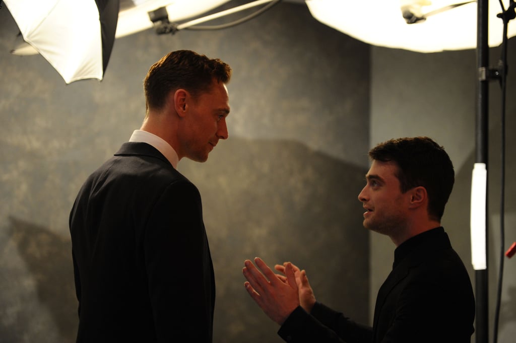 Daniel Radcliffe had Tom Hiddleston's attention at the Toronto International Film Festival in September 2013.