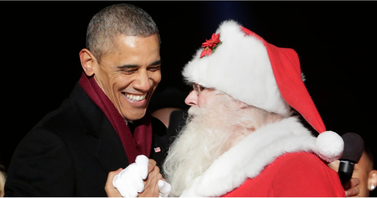 Pictures of Celebrities With Santa | POPSUGAR Celebrity